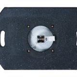 black base, sign stand