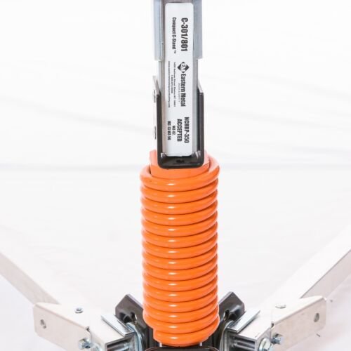 orange coils, close up, C-301