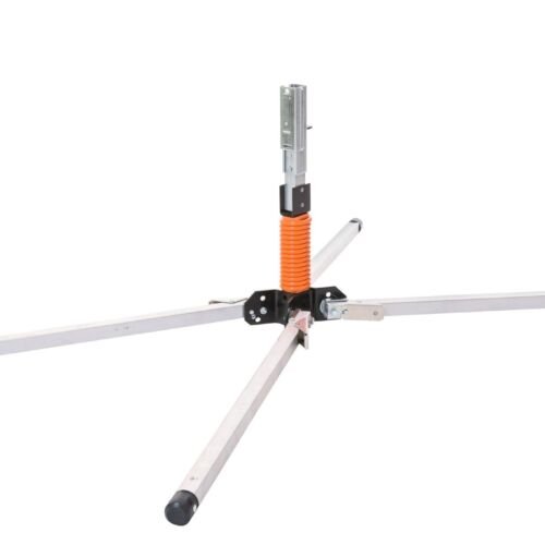 folded down, orange springs, metal