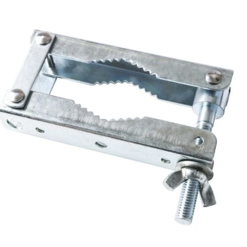 steel, clamp, sign stand