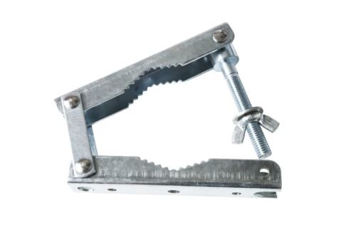 JC b clamp, steel, sign stand