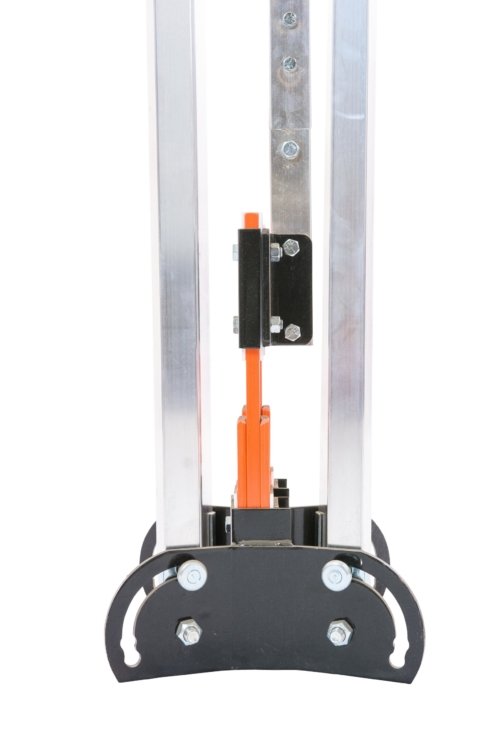 sign stand, orange, tripod