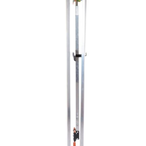 orange springs, tripod, sign stand