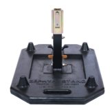 sign stand, black base