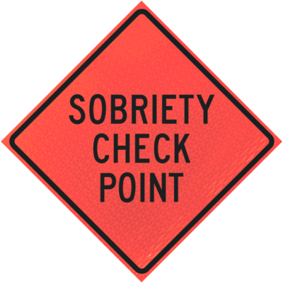 sobriety check point words diamond roll up