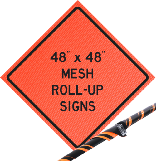 roll up signs inch