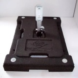 rubber base roll-up sign stand