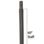 traffic staff, sign pole, flagger staff