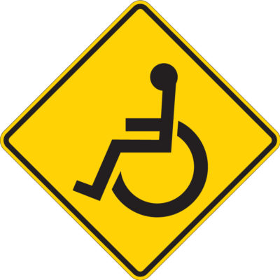 handicap chair diamond yellow