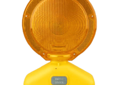 warning flashing light for barricades drums and signs in work zone construction areas