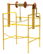 MaterialLiftRescuex | Eastern Metal Signs and Safety rescue lift manhole guard manhole work sewer guard water works manhole pully