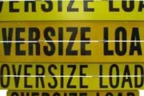 Oversize Load Sign Aluminum