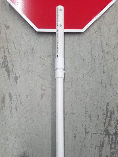 pvc paddle stop slow paddle crossing guard flagger stop slow staff stop slow aluminum