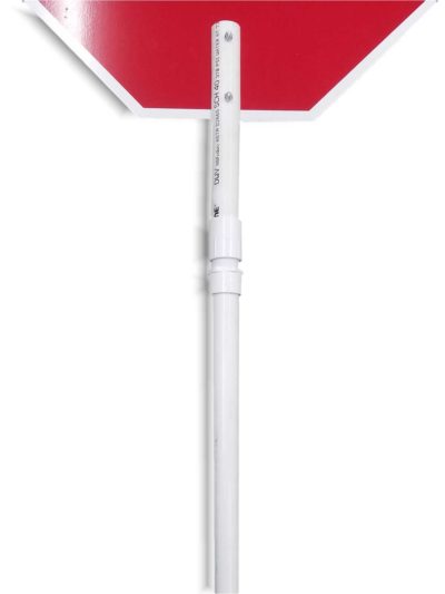 pvc hande for stop sign and flaggers