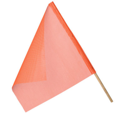 mesh orange warning flag