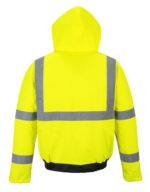 US363YBRR | Eastern Metal Signs and Safety yellow reflective coat back