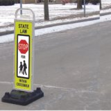 school crossing, crossing guards, pedestrian safety, pedestrian, parking lot safety, crossing safety, church, university parking