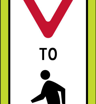 state law panel yield pedestrians yellow sign