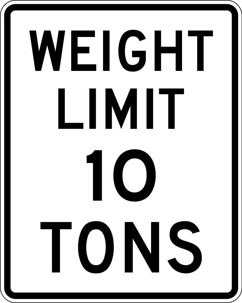 WEIGHT LIMIT (R12-1)