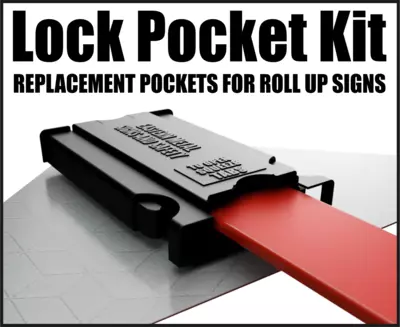 Replacement Pocket Kits for Roll-up Signs