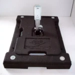 Low-Profile Rubber-Base Sign Stand for 36 and 48 Inch Roll-Up Construction Signs