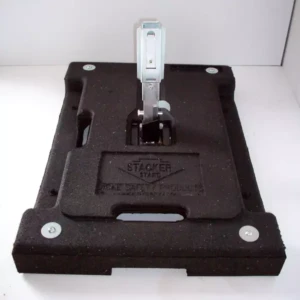 Low-Profile Rubber-Base Sign Stand for 36 and 48 Inch Roll-Up Construction Signs