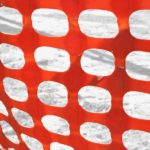 snowfenceinuse3600x600 | Eastern Metal Signs and Safety close up orange snow mesh fence