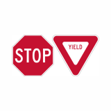 stop signs yeild signs