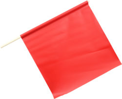 IMG9114 | Eastern Metal Signs and Safety deep orange vinyl flagger