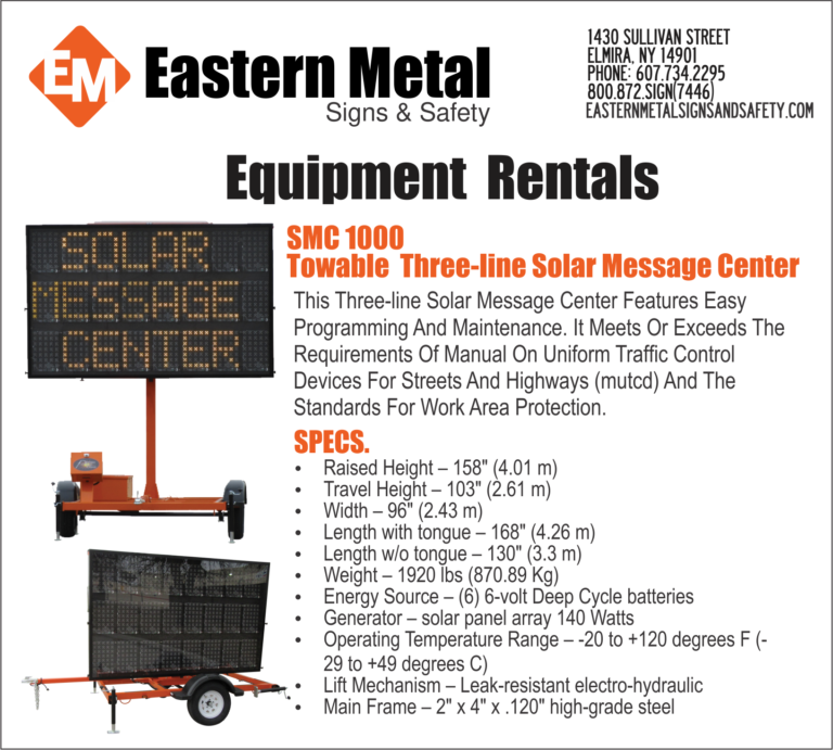 Solar Message Board Rental