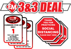 33deal | Eastern Metal Signs and Safety covid signs restaurant social distance