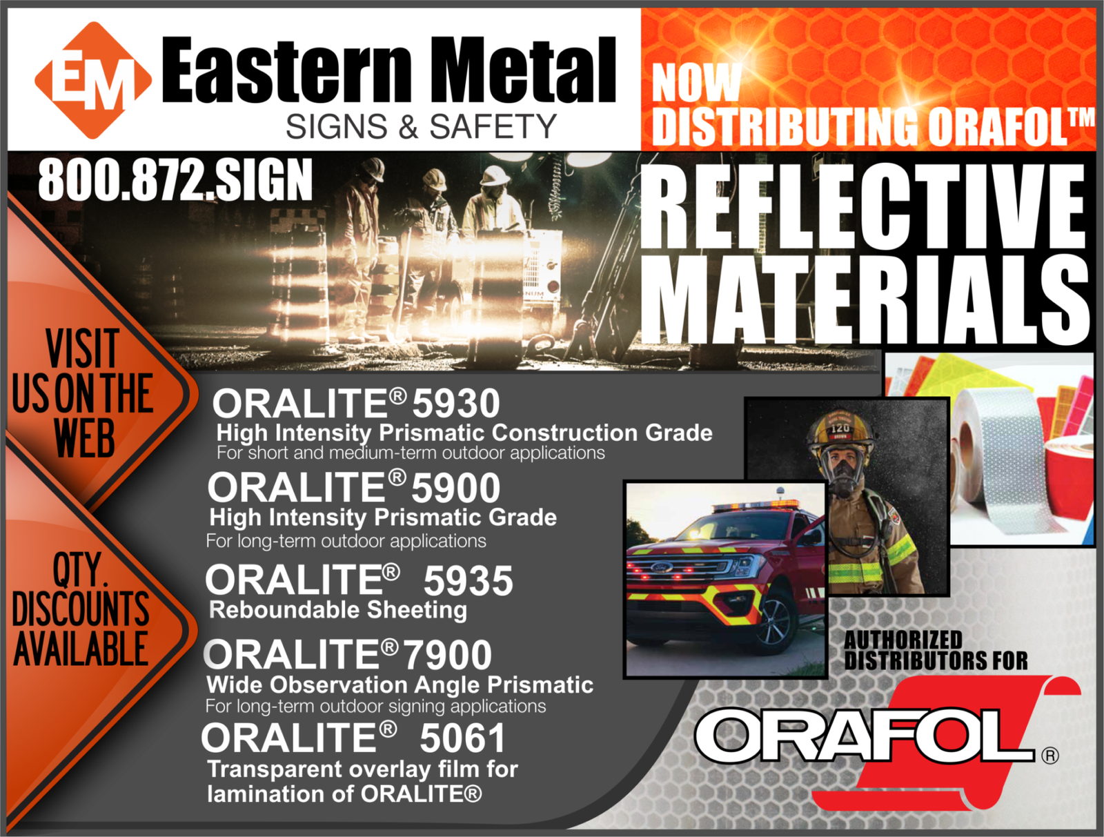 orafol, reflective, oralite, 5930, 5900 5935 7900 5061