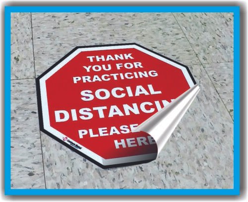 socialdistancefloor covid, floor decal, elmira ny, stickers, flu safety