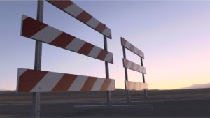 traffic safety barricade, type 3 barricade, type III