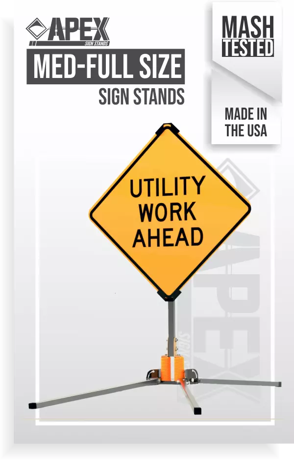 full size sign stands
