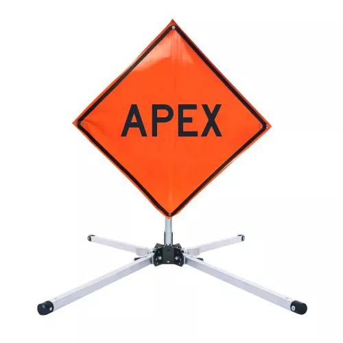 apex compact sign stand mash approved