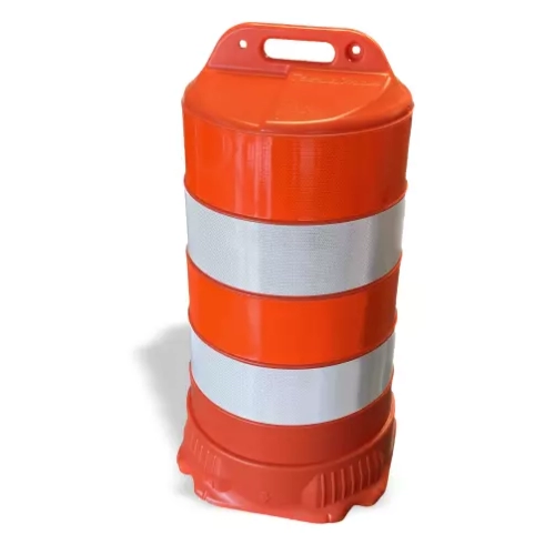 traffic barrels with orafol sheeting Roadmax drums