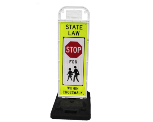 STOP FOR PEDESTRIANS