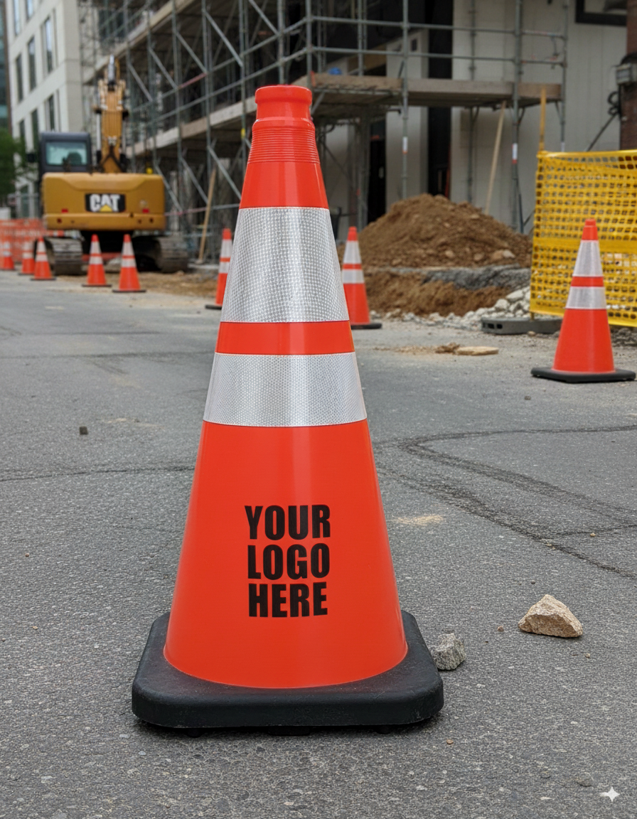 34ca8928-7ddf-4533-84bc-7ac090dd4022 printed traffic cone