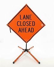 Lane Closed Ahead Non-Reflective