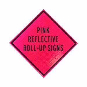 Coral Pink Incident Management Sign