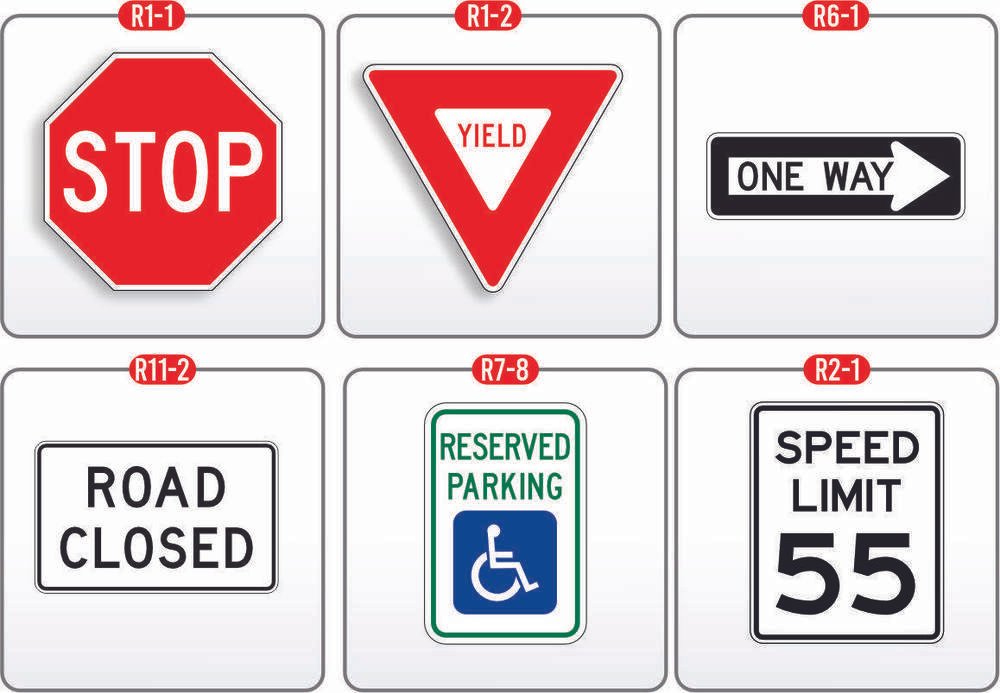 MUTCD Regulatory Signs Grid