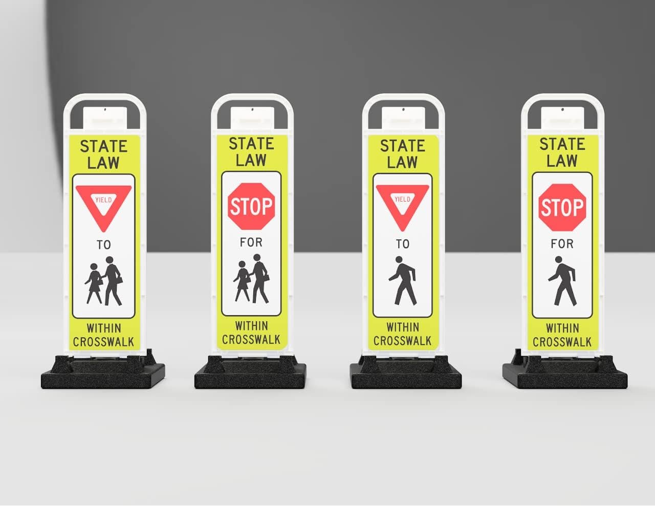 MUTCD compliant school crossing sign