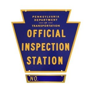PA Inspection Sign | PennDOT Compliant Keystone | Eastern Metal