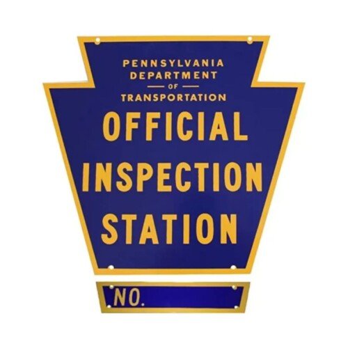 PA Inspection Sign | PennDOT Compliant Keystone | Eastern Metal