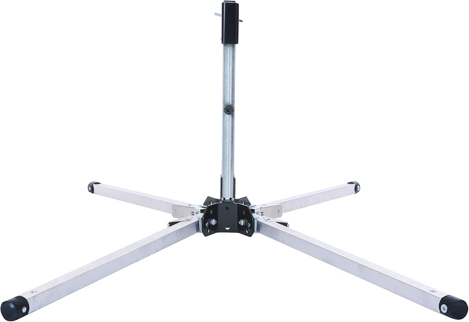 Eastern Metal galvanized steel compact roll-up sign stand with standard base and short legs