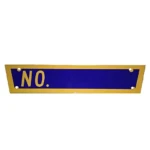 Order your official Pennsylvania DOT inspection number plate sign. Heavy-duty 20-gauge steel with included yellow vinyl numbers and hardware. Shop now!